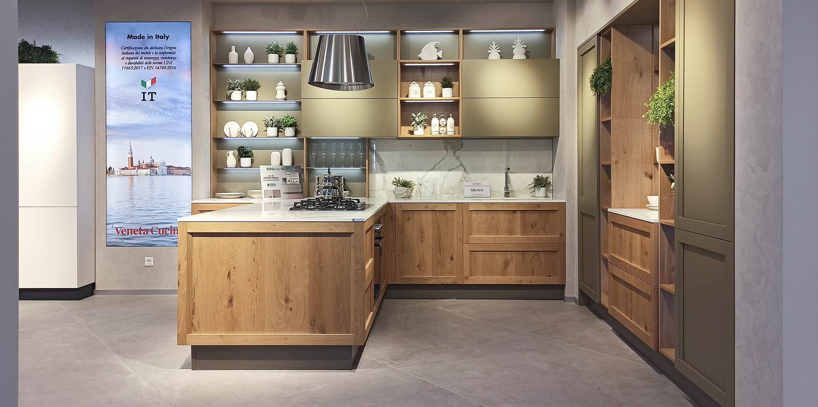 Base isola cucina con ruote - MARTINO1930 - Officine d'interni Milano